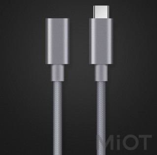 Кабель Xiaomi Star Card Type-C Extension Cable 20cm Deep Space Gray