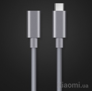 Кабель Xiaomi Star Card Type-C Extension Cable 20cm Deep Space Gray