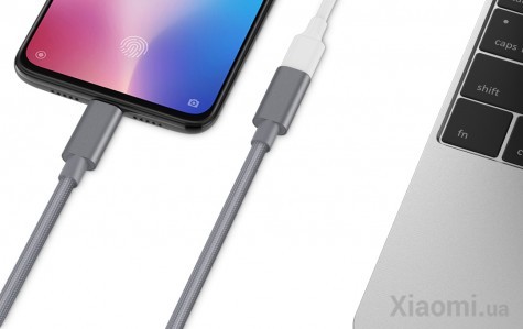 Кабель Xiaomi Star Card Type-C Extension Cable 20cm Deep Space Gray