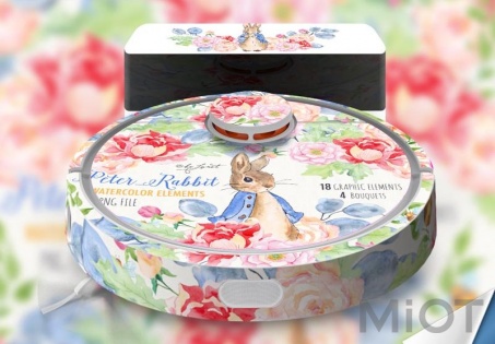 Наклейка для пилесосів Robot Vacuum Cleaner Peter Rabbit