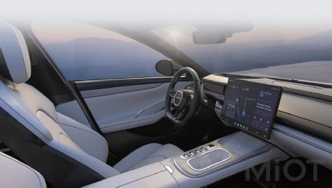 Колекцiйна модель Xiaomi SU7 1:18 Aqua Blue BHR08KPGL