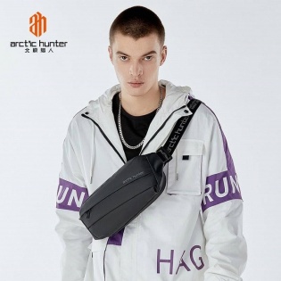 Сумка на одне плече Arctic Hunter YB00029 (Чорний)