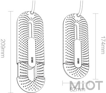 Регульована сушарка для взуття Xiaomi Sothing LOOP Stretchable Shoe Dryer (DSHJ-S-2111 A/B) White