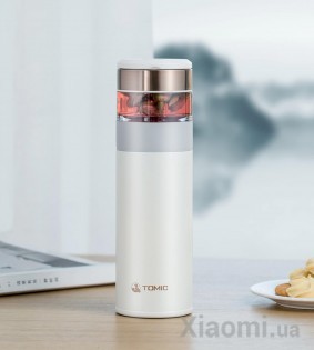 Термос с чайной кружкой Xiaomi TOMIC 370ml White