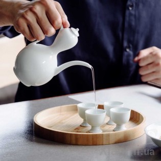 Чайный сервиз Xiaomi Sign Yanwen Moon 150ml White
