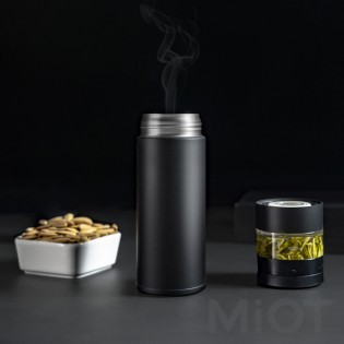 Заварювальний термос Xiaomi Pinztea Tea Separation Thermos 360 ml Black