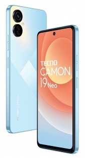 Смартфон Tecno Camon 19 Neo (CH6i) 6/128 GB Dual Sim Ice Mirror Blue (4895180783968)