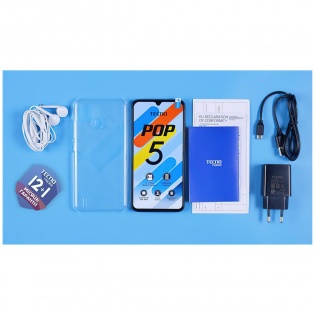 Смартфон Tecno Pop 5 (BD2P) Dual Sim Obsidian Black