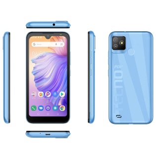 Смартфон Tecno Pop 5 Go (BD1) 1/16GB Dual Sim Diamond Blue (4895180771026)
