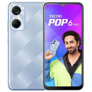 Смартфон Tecno Pop 6 Pro (BE8) 2/32GB Dual Sim Peaceful Blue (4895180785528)
