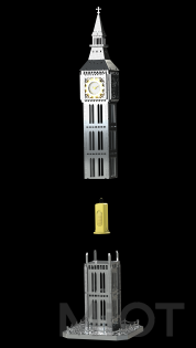 Модель Біг Бен з годинником The Great Bell Metal-Time MT077