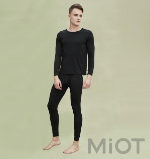 Натільна чоловіча термокофта Xiaomi Cottonsmith Thermolite Black Men L 3010869