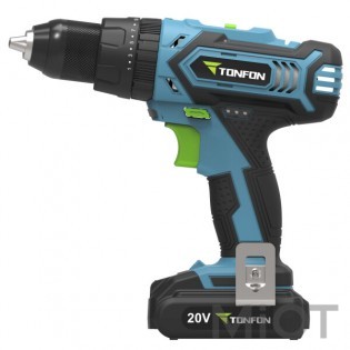 Шуруповерт TONFON Cordless 20V 2000mAh Impact Gun Drill (набір свердел та біт) 2018002