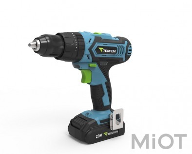 Шуруповерт TONFON Cordless 20V 2000mAh Impact Gun Drill (набір свердел та біт) 2018002