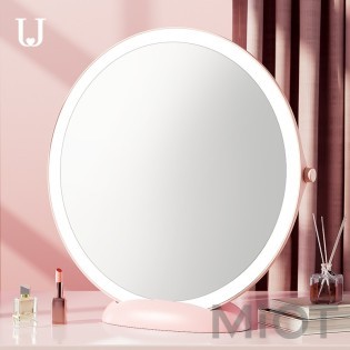 Зеркало для макияжа Xiaomi Jordan Judy Large LED Counter Top Dressing Mirror (NV534) Pink