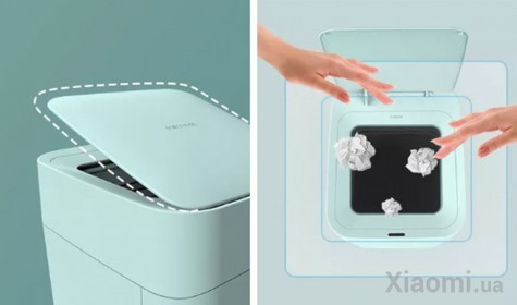 Умная корзина для мусора Xiaomi TOWNEW T1 mint