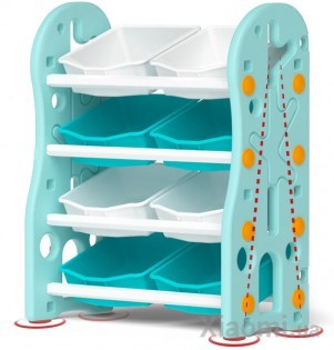 Стеллаж для хранения игрушек Xiaomi BEVA Blue 8 boxes