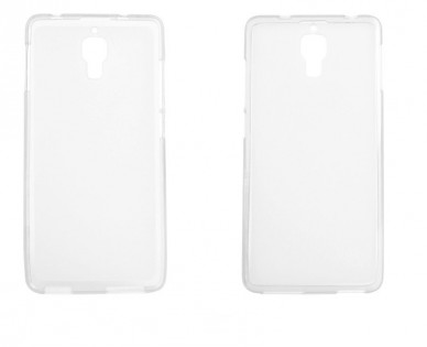 Чохол бампер силіконовий для смартфонів Xiaomi Mi4 White Ліцензія