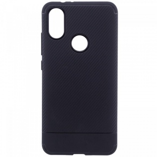 TPU чехол Carbon для Xiaomi Mi 6X / Mi A2 Черный (81052)