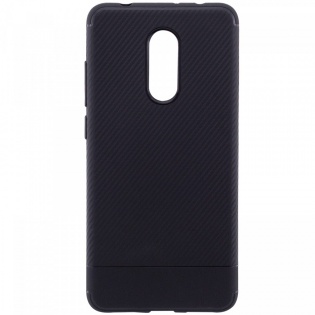 TPU чехол Carbon для Xiaomi Redmi 5 Черный (81061)