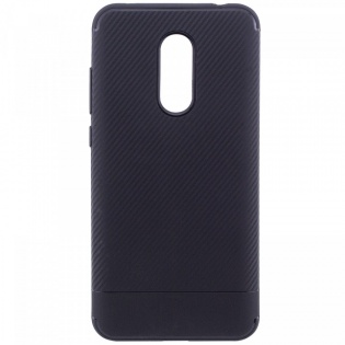 TPU чохол Carbon для Xiaomi Redmi 5 Plus / Redmi Note 5 (SC) Чорний (81064)