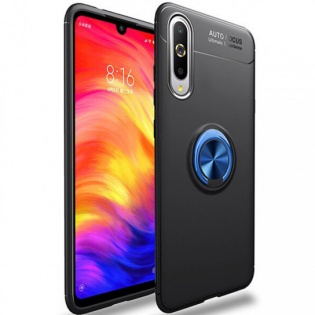 TPU чехол Deen ColorRing под магнитный держатель для Xiaomi Mi 9 SE Черный / Синий (105349)