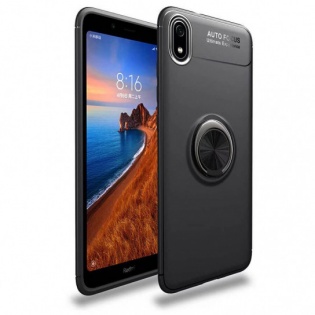 TPU чехол Deen ColorRing под магнитный держатель для Xiaomi Redmi 7A Черный / Черный (105353)