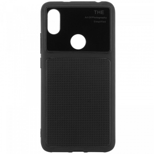 TPU чехол Glossy Half для Xiaomi Mi A2 Lite / Xiaomi Redmi 6 Pro Черный (87518)