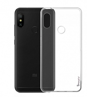 TPU чехол iPaky Clear Series (+стекло) для Xiaomi Mi 6X / Mi A2 Бесцветный (прозрачный) (88186)