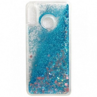 TPU чехол Liquid hearts для Xiaomi Redmi 7 Бирюзовый (105476)
