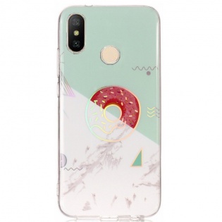 TPU чехол Marble Series для Xiaomi Mi 6X / Mi A2 Пончик (92533)