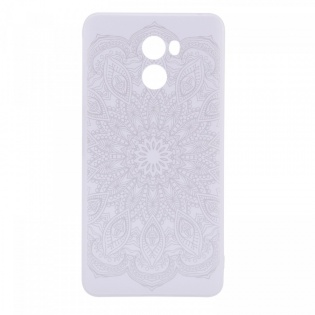 TPU чехол матовый soft touch для Xiaomi Redmi 4 Узор Белый (60199)
