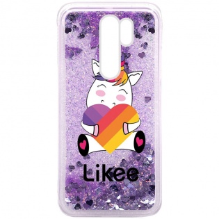 TPU чехол с переливающимися блестками для Xiaomi Redmi 9 Likee (168600)