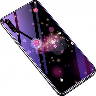 TPU + Glass чохол Fantasy з глянцевими торцями для Xiaomi Mi A3 (CC9e) Бульбашки і квіти (108233)