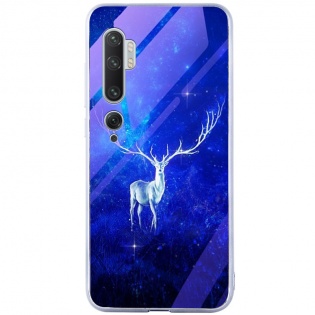 TPU+Glass чехол Fantasy с глянцевыми торцами для Xiaomi Mi Note 10 / MI Note 10 Pro / CC9 Pro Олень / Бирюзовый (123246)