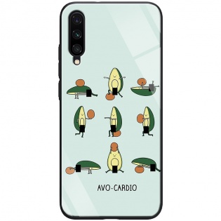 TPU+Glass чехол ForFun для Xiaomi Mi A3 (CC9e) Авокардио (109135)