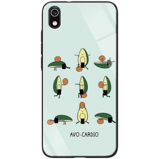 TPU+Glass чехол ForFun для Xiaomi Redmi 7A Авокардио (109157)