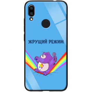 TPU+Glass чехол ForFun для Xiaomi Redmi Note 7 / Note 7 Pro / Note 7s Жрущий режим (109183)