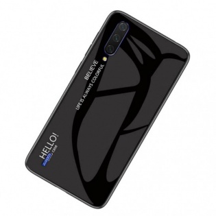 TPU+Glass чохол Gradient HELLO для Xiaomi Mi A3 (CC9e) Black (109049)