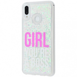 TPU+PC чехол Lovely Stream для Xiaomi Redmi Note 7 / Note 7 Pro / Note 7s Girl you are boss (103834)