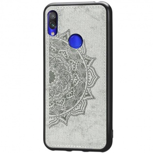 TPU+Textile чехол Mandala с 3D тиснением для Xiaomi Redmi 7 Серый (104161)