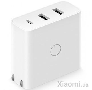 Сетевое зарядное устройство ZMi Fast Charger 65W (3-ports 2A+1C) White HA832