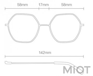 Сонцезахисні окуляри Xiaomi TS Fashion Sunglasses Six Lines Shape Romb Silver Blue SM086-0205