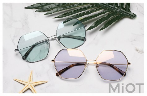 Сонцезахисні окуляри Xiaomi TS Fashion Sunglasses Six Lines Shape Romb Silver Blue SM086-0205