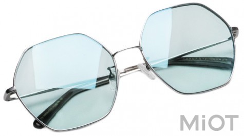 Сонцезахисні окуляри Xiaomi TS Fashion Sunglasses Six Lines Shape Romb Silver Blue SM086-0205