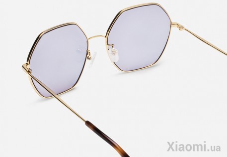 Солнцезащитные Очки Xiaomi TS Fashion Sunglasses Six Lines Shape Romb Gold SM086-0340