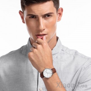 Часы Xiaomi TwentySeventeen Light mechanism watch Silver/Brown W001M