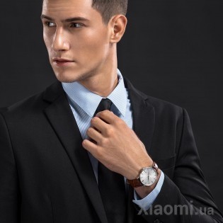 Часы Xiaomi TwentySeventeen Light mechanism watch Silver/Brown W001M