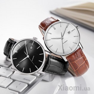 Часы Xiaomi TwentySeventeen Light mechanism watch Silver/Brown W001M