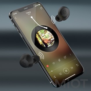 Бездротові навушники TWS XIAOMI Haylou T16 ANC Bluetooth Earbuds Black HAYLOU-T16